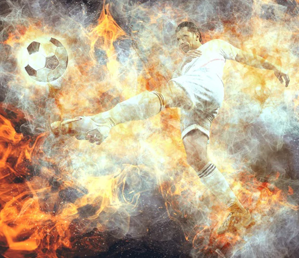 Real Fire and Smoke Photoshop Action