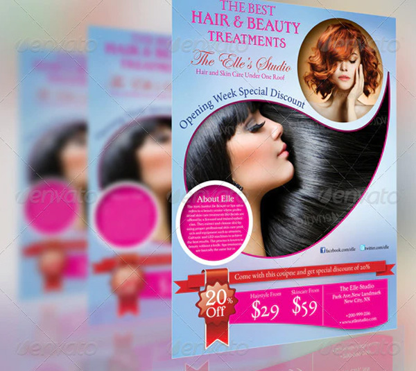Skin and Hair Care Studio Flyer