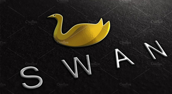 Swan Editable Logo Template