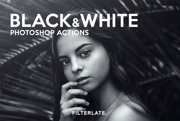 Black & White Photoshop Editable Actions