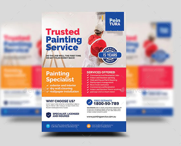 Commercial Painting Promotional Flyer