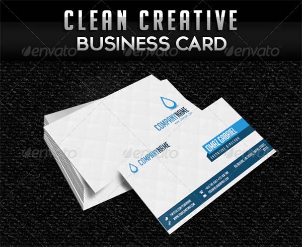 Creative Clean Minimalist Business Card