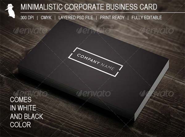 Minimalistic Corporate Business Card